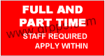0823 STAFF REQUIRED